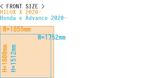 #HILUX X 2020- + Honda e Advance 2020-
